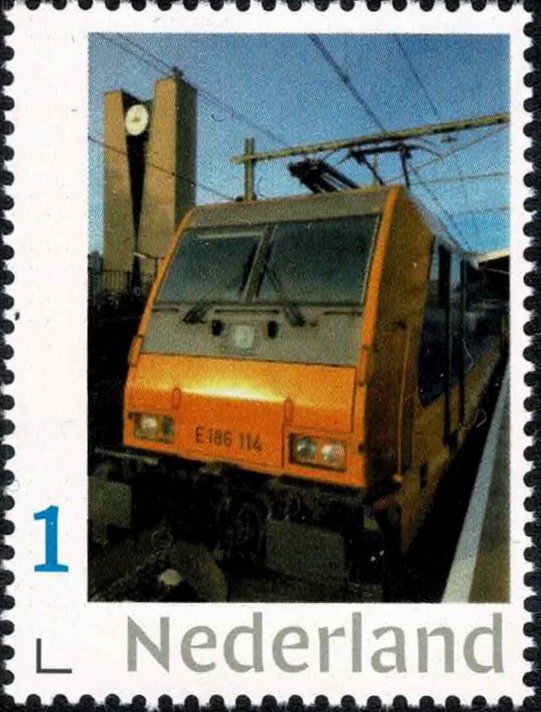 year=2019, Dutch personalised stamp with Dutch loco